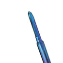 Drillpro M1-1.8 Nano Blue Coated Metric Thread Tap Straight Flute Machine Tap HSS Screw Tap
