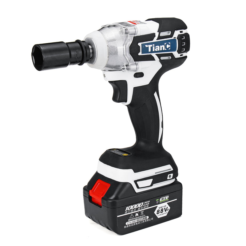 3 In 1 88V 10000mAH Power Drills Electric Screwdriver Brushless Electric Wrench 240-520NM Adjustable Stepless Speed Regulation