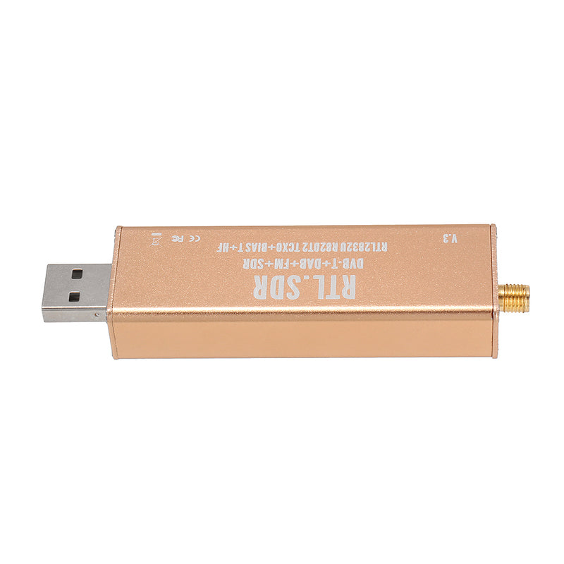 RTL SDR Receiver V3 Pro RTL2832U R820T2 0.5PPM TXCO HF Bias SMA Software Defined Radio Fullband for Windows 10 Mac Android Linux