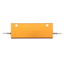 RX24 100W 8R 8RJ Metal Aluminum Case High Power Resistor Golden Metal Shell Case Heatsink Resistance Resistor