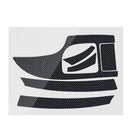 Carbon Fiber Pattern Car Interior Dashboard Sticker Wrap Decoration Left Hand Driving for BMW 5-Series E60 2003-2010