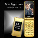 Bakeey A7 2.6 inch 1800mAh FM Radio Flashlight Vibration Loud Speaker Dual SIM Card Flip Feature Phone
