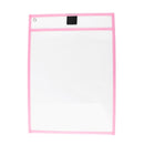 10Pcs Reusable Dry Erase Pocket Environmental Protection Students Kids Tools School Supplies Kit