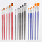 6 Pcs Oil Brush Set Nylon Painting Brush Flat Round Head for Student Drawing