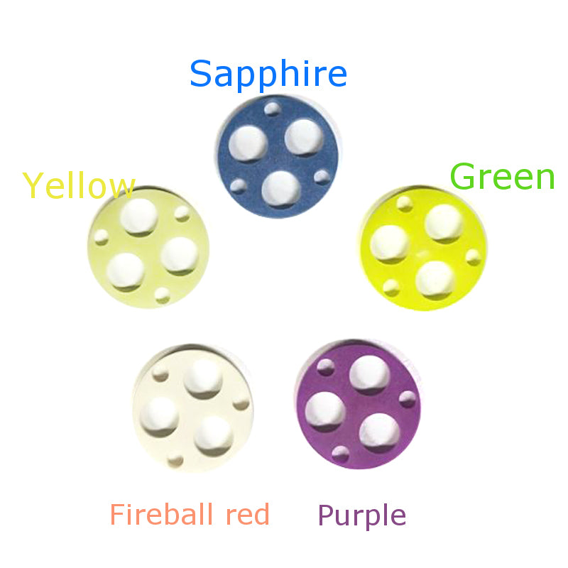 Lumintop 2x19.7mm Self Illuminate Turboglow Glow Gasket For FW3A & Carclo 105XX Most Triple Optic Light Flashlight