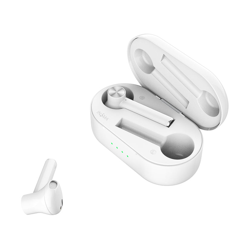 INSMA AirBuds 2 bluetooth 5.0 TWS Stereo Waterproof In-ear Earphone Built-in Mic Support Wireless Charging