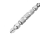Drillpro 5pcs Magnetic PH2 Screwdriver Bit Set with Removable Magnetizer Ring