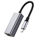 Rock Type-C to Rj45 Hub Converter Dock Ethernet Lan Adapter for Type-c Mobile Phone