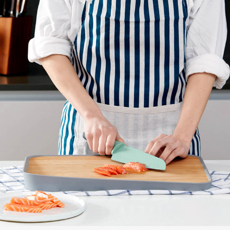 BergHOFF Leo Series Kitchen Stainless Steel Cutter Vegetable Cutter Silicing Tool Fruit Tool Santoku Tool