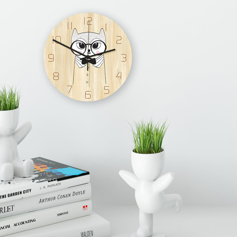 Loskii CC054 Creative Wall Clock Mute Wall Clock Quartz Wall Clock For Home Office Decorations