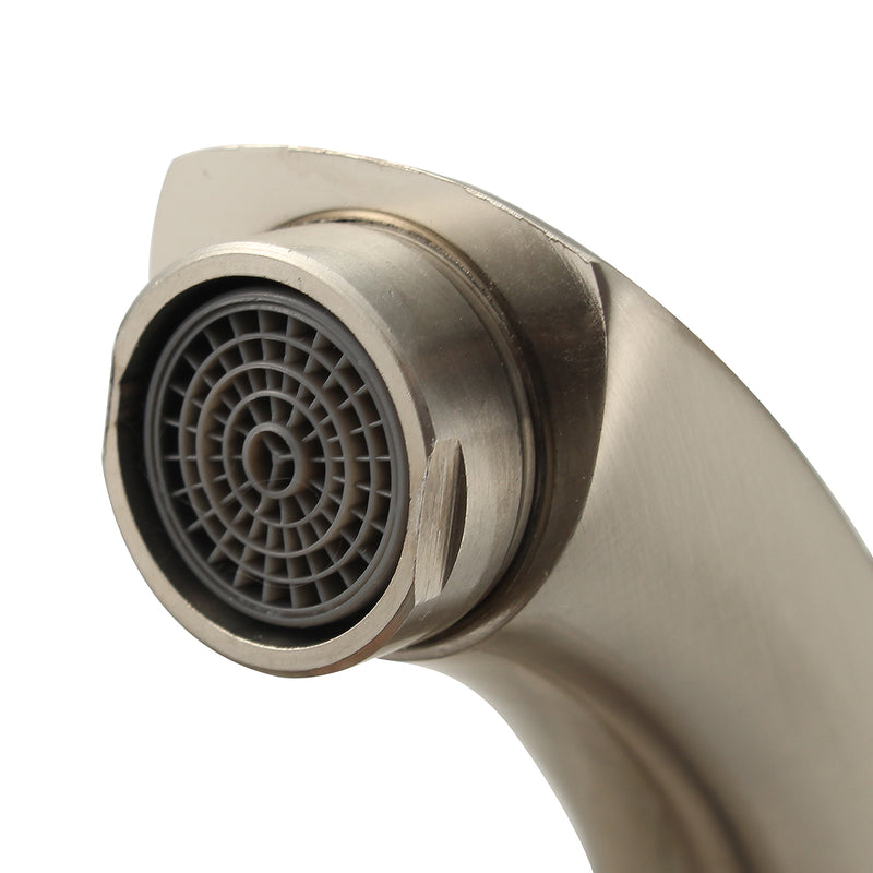 G1/2'' Zinc Alloy Bathroom Basin Mixer Faucet Single Drawing Process Cold One Handle Tap