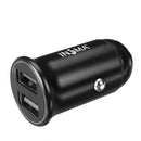 INSMA QC3.0+QC3.0(30W+30W) Dual USB Fast Charge Car Charger
