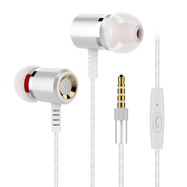 Langsdom M400 Metal Heavy Bass In-ear Earphone Headphone with Mic for Xiaomi Huawei Samsung Note8 S8