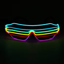6 Colors LED Golwing Lighting EL Cold Light Glasses Eyewear Nightclub Party Goggles