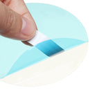 2Pcs 8cm Car Waterproof PET Anti-fog Rearview Mirror Soft Protective Film Transparent Round