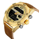 NAVIFORCE 9128 Dual Display Digital Watch Chronograph Men Alarm Sport Wrist Watch