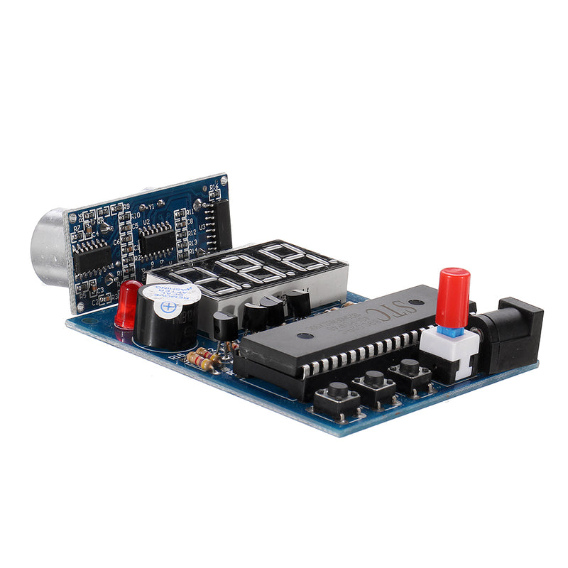 51Single Chip + HC-SR04 Ultrasonic Ranging Sensor Module Ultrasonic Range Finder Reversing Radar Alarm with Display