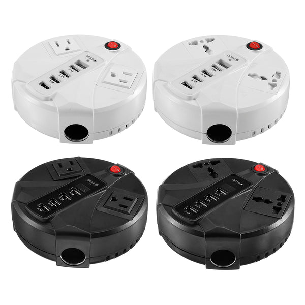 300W Car Power Inverter DC 12V/24V to AC 110V/220V Voltage 4 USB 5V 3.1A Converter