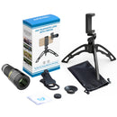 Apexel APL-20XJJ04 20X Telephoto Zoom Monocular Lens with Foldable Tripod Monopod