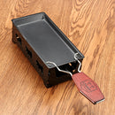 Iron Metal Non-stick Cheese Raclette Grill Plate Barbeclette BBQ Baking Tray
