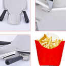 Stainless Steel Chip Shovel Thickened French Fries Shovel Chip Packaging Sh D2F6