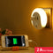 Loskii DX-99 110-220V Smart Light Control LED Night Light With Socket Dual USB Phone Charging Switch