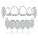 4 Colors Hiphop Grillz Hip Hop Gold Braces Teeth Jewelry Set