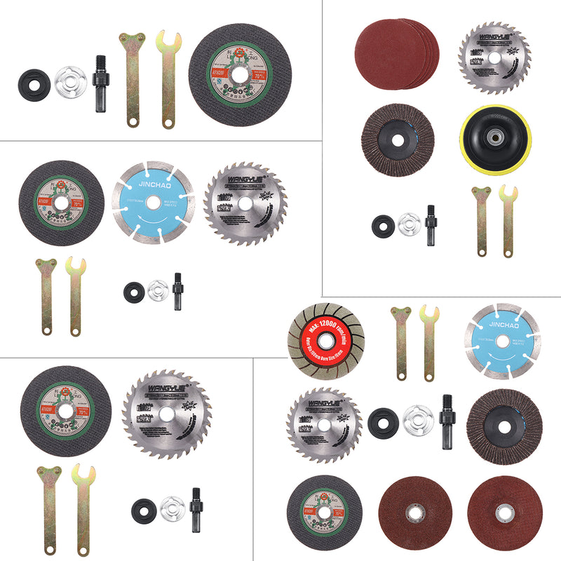 23Pcs Wood Metal Cutting Replacement Accessories Set For Variable Angle Grinder Hand Drills