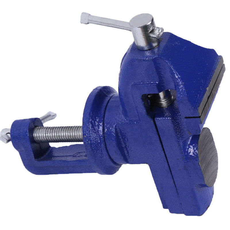 50/60/70/80mm Upgraded 360 Degree Swivel Clamp Base Vise Woodworking Table Top Clamp Vice with Anvil