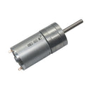 JGA25-370-L 6/12/24V Gear Motor 25mm Diameter Gear Box 25x4mm Central Long Shaft DC Motor
