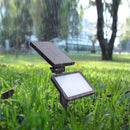 48 LED Solar Powered Flood Light Outdoor Yard Garden Landscape Spot Wall Lamp