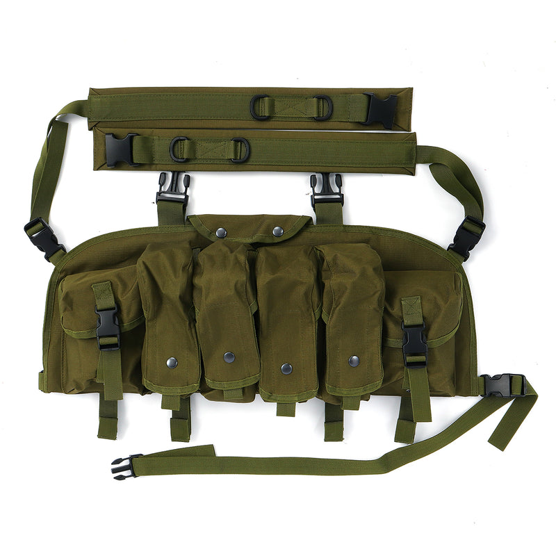Unisex Tactical Vest Outdoor Combat Game Training Storage Carrier Belly Pocket Vest