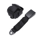 Black Adjustable Automatic Shrinking Three-Point Car Seat Belt With Seat Be