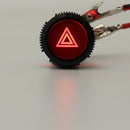 12V 5 Pin Led Push Button Switch Plastic Lamp Car Horn Switch Access Control Switch