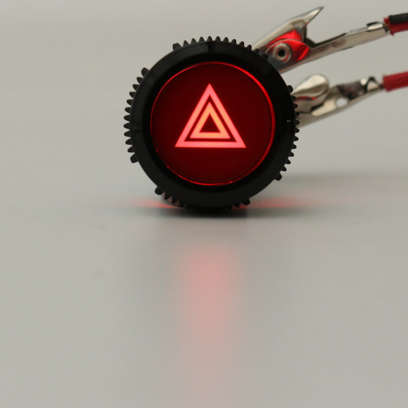 12V 5 Pin Led Push Button Switch Plastic Lamp Car Horn Switch Access Control Switch