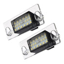 2 x Error Free LED SMD License Plate Lights For Audi A4 S4 B5 1998-2001 White