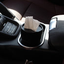 Black Plastic Car Used Garbage Cans Trash Bin Storage Box