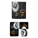 Halloween Shower Curtain Toilet Soft Velvet Non-slip Kitchen Mat Type 5
