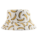 Summer Outdoor Bucket Hat Unisex Summer Bucket Cap Banana Print Fishing Fis Y8H4