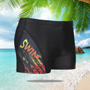 Men'S Swimwear Swimsuit Boxer Shorts Beach Shorts Wearable -Drying SwimC9Q1