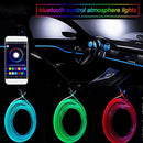 4 In 1 6.2M Sound Active El Neon Light Strip Rgb Led Interior Light Multico