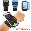 Adjustable Arm Phone Bag Applicable 4-6 inch Phone 180 Rotatable Outdoor Running Wristband Rotating Phone Bag