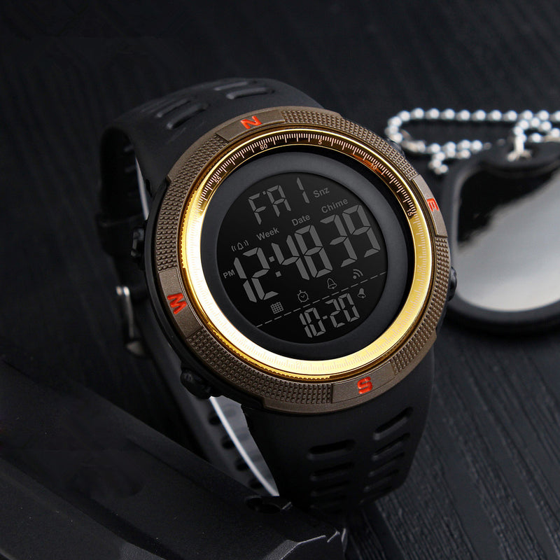 SKMEI 1251 Countdown Double Time Digital Watch Men Chronograph Electronic Sport Watch