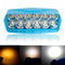 CNSUNNYLIGHT 15W Tricolors in One LED Motorcycle/Car Headlights DRL Daytime Running Lights Automotive/Bike/4x4 Work Lamp Fog Lights