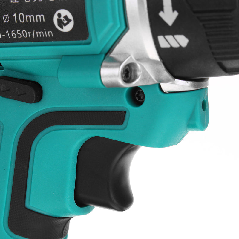 68FV Cordless Drill 2 Speed Adjustment Large Capacity Battery 28Nm Li-ion Electric Drill LED Lighting With Charger