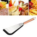 Ultra Flexible Stainless Steel Spatula With Silicone Top Soft Edge Slotted