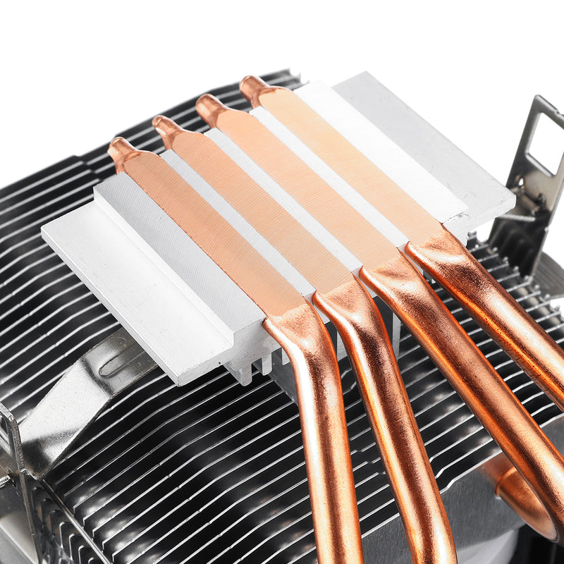 CPU Cooler 4 Heatpipes 90mm 4Pin LED RGB Cooling Fan for LGA 775/1155/1151/1150/1366 AMD