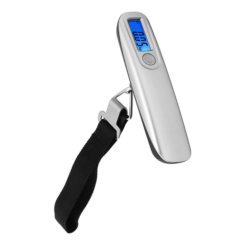 DIGOO DG-LS01 Digital Hanging Luggage Scale LCD Backlight Screen Display Steel Hook with Built-in Tape Measure