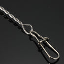 ZANLURE 70 cm Stainless Steel Wire Leader Fishing Line Lure Trace Cable Braided Fishing Line