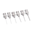 12Pcs/Set 1/2'' Stainless Steel Blunt Tip Dispensing Needle Luer Lock for Syringe Refilling and Measuring Liquid Industrial Glue Applicator